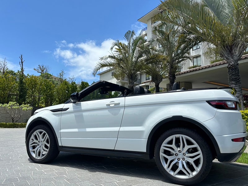 LAND ROVERオープンカー ドライブ